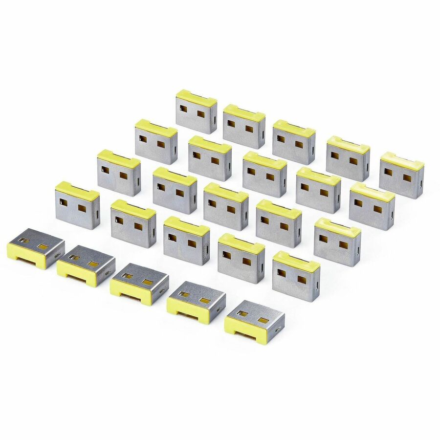 StarTech.com USB-A Port Blocker Replacement Plugs - 25-Pack for Enhanced Port Security and Protection
