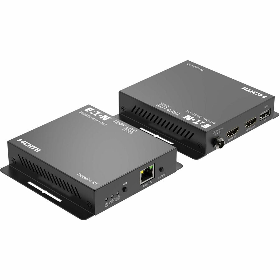 Eaton Tripp Lite Series B161-001 HDMI over IP Decoder with KVM, 4K at 30 Hz, TCP/IP