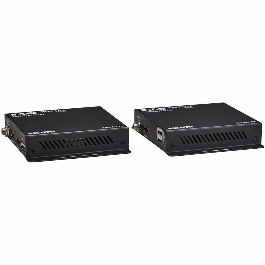 Tripp Lite B161-101 HDMI over IP Encoder/Decoder Kit with KVM, 4K at 30 Hz, TCP/IP