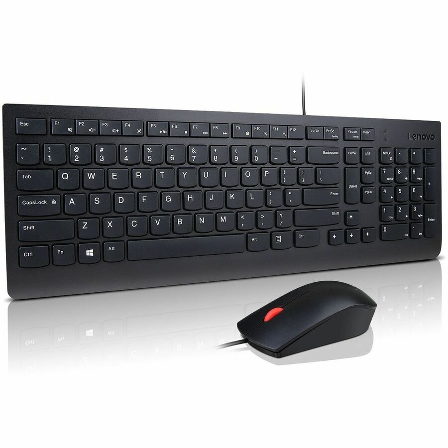 Lenovo Essential Wired Keyboard and Mouse Combo, US English, 4X30L79883