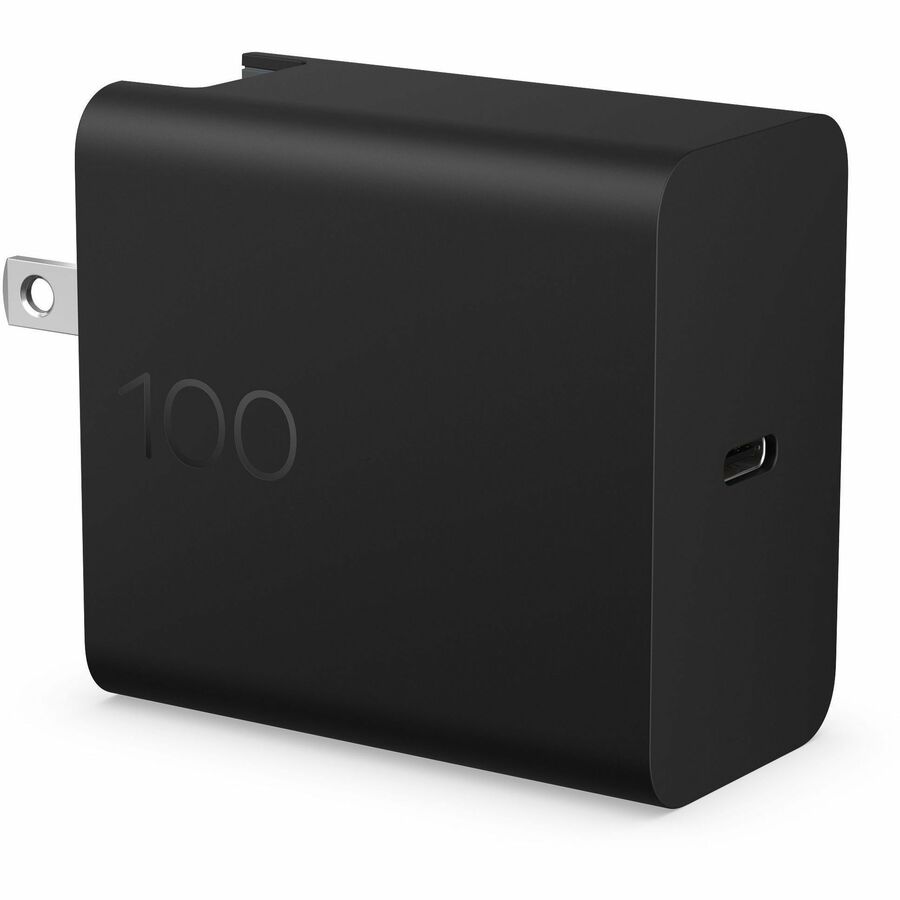 HP Inc. 100W GaN Wall Charger with USB-C Cable and Detachable Plug