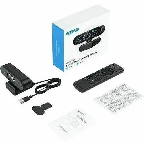 EMEET C63E Dual Ultrawide and Telephoto 4K Webcam with Autofocus and Remote Control by EMEET INNOVATIONS (US) INC