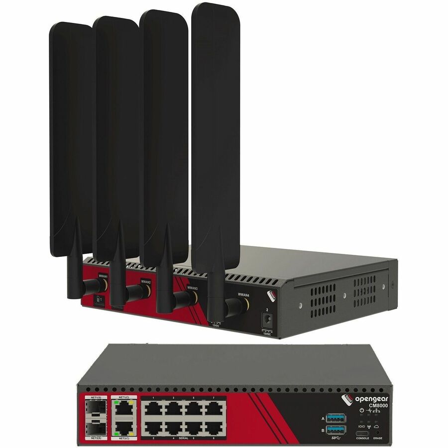 Opengear CM8008-C CM8000 Console Manager with 8-Port Serial Access and PDU Integration