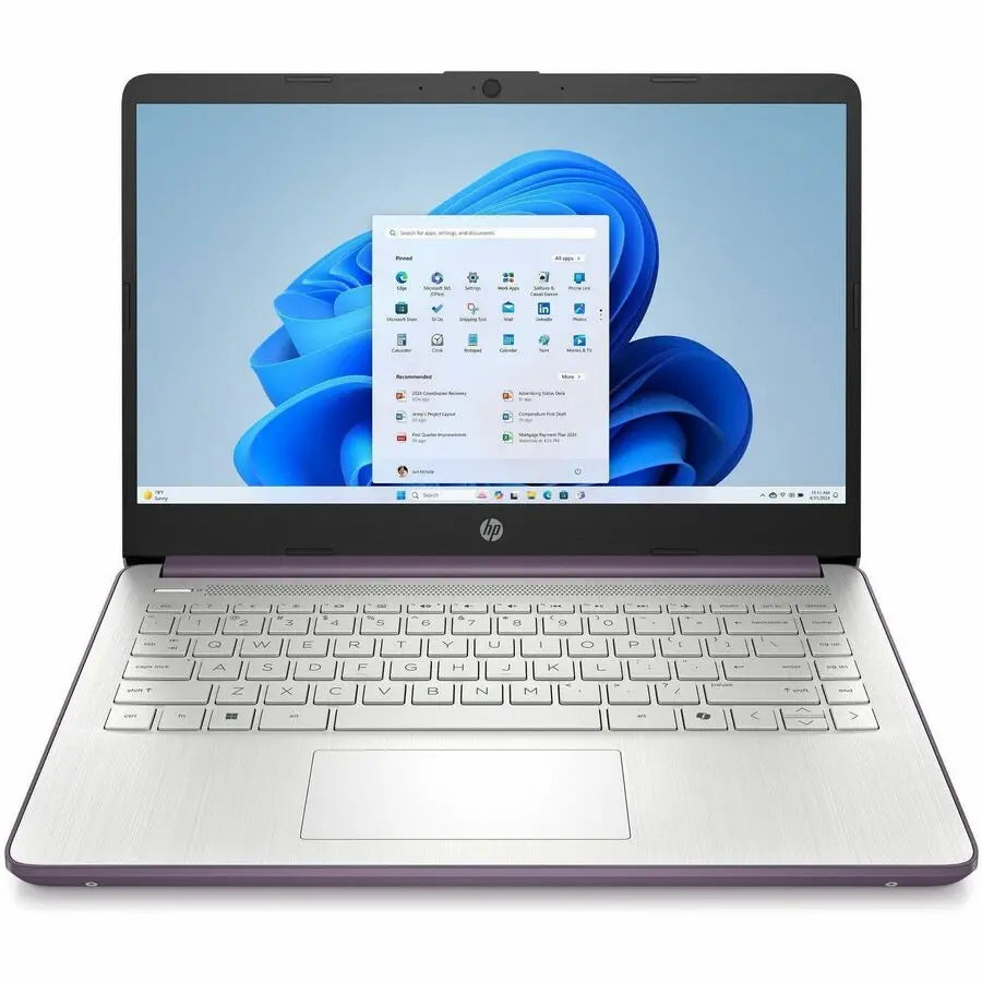 HP 14-dq6104ds 14-Inch Touchscreen Notebook with Intel N-Series Processor and 4GB RAM - Winter Lavender
