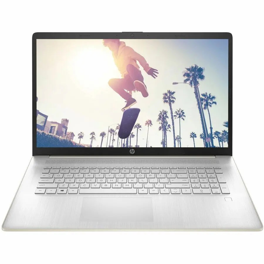 HP 17-cp2333ds 17.3-Inch Laptop with AMD Ryzen 3, 8GB RAM, 256GB SSD, and HD+ Display in Winter Lavender
