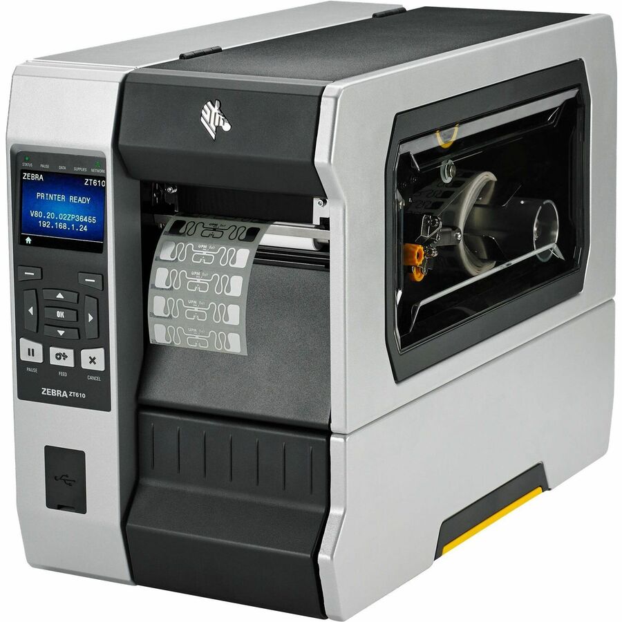 Zebra ZT610 ZT61046-T01E100Z Industrial Thermal Transfer Printer, 600 dpi