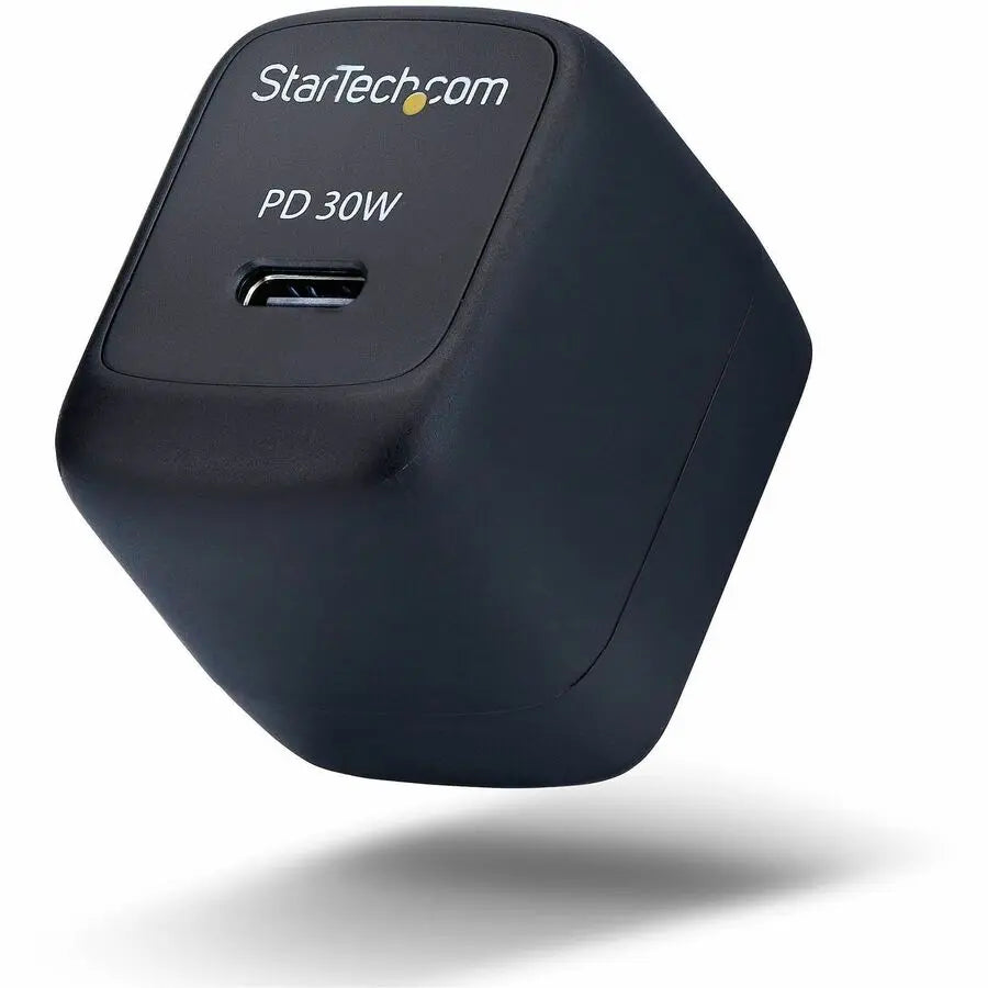 StarTech.com 30W USB-C Wall Charger with GaN Technology – Fast Charging for iPhone, Samsung Galaxy, MacBook Neo, and More