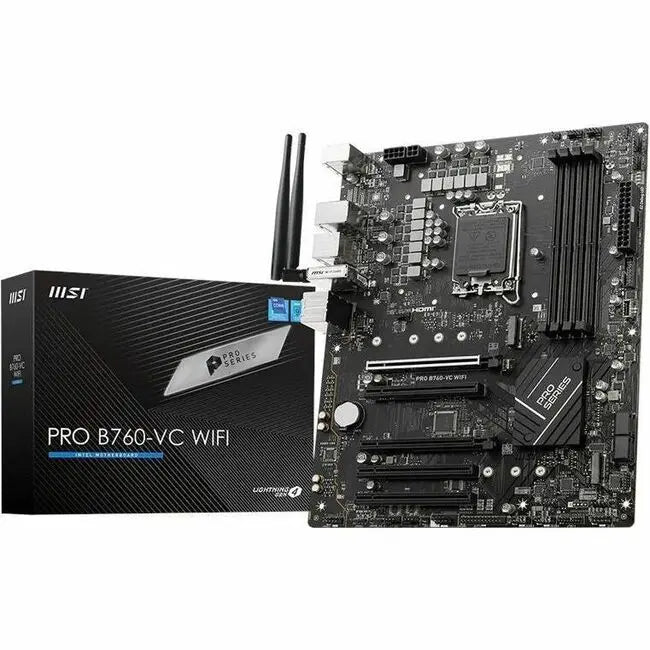 MSI B760-VC WIFI GEN5 Gaming Desktop Motherboard with Intel LGA 1700 Socket and DDR5 Support