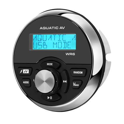 Aquatic AV WR6 Wired Remote Control for 6-Series Marine and Outdoor Audio