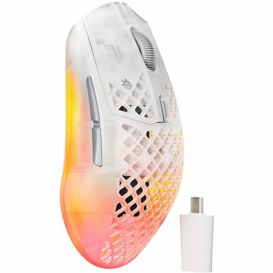 SteelSeries Aerox 3 Wireless Gen 2 Ghost Gaming Mouse, 62715