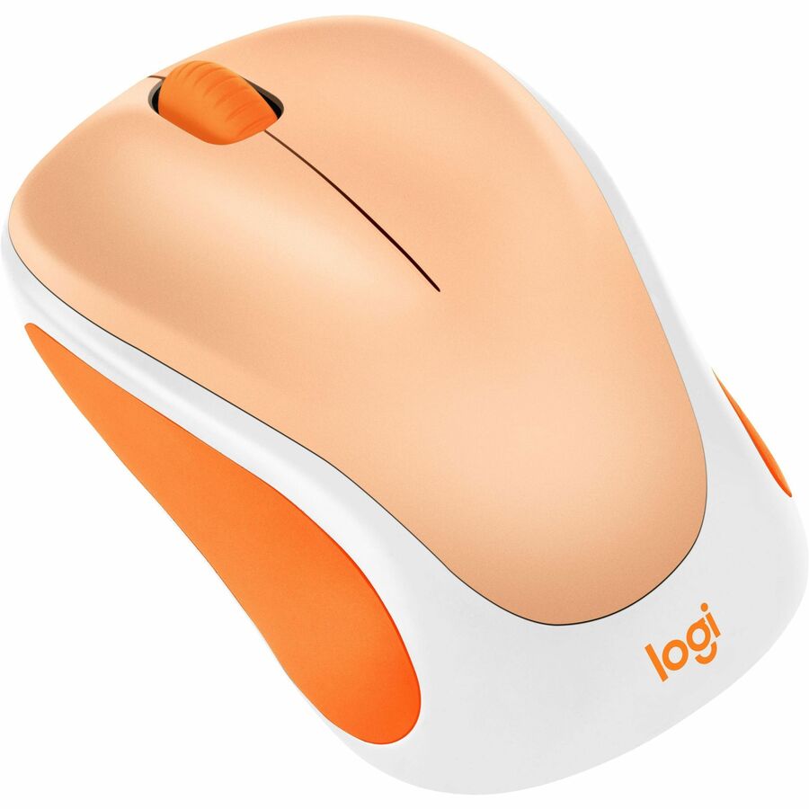 Logitech Design Mouse Limited Edition Wireless Mouse – Vibrant Light Orange, 12-Month Battery Life, 10 m Range
