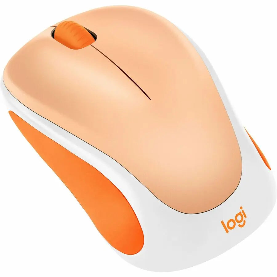 Logitech Design Mouse Limited Edition Wireless Mouse – Vibrant Light Orange, 12-Month Battery Life, 10 m Range
