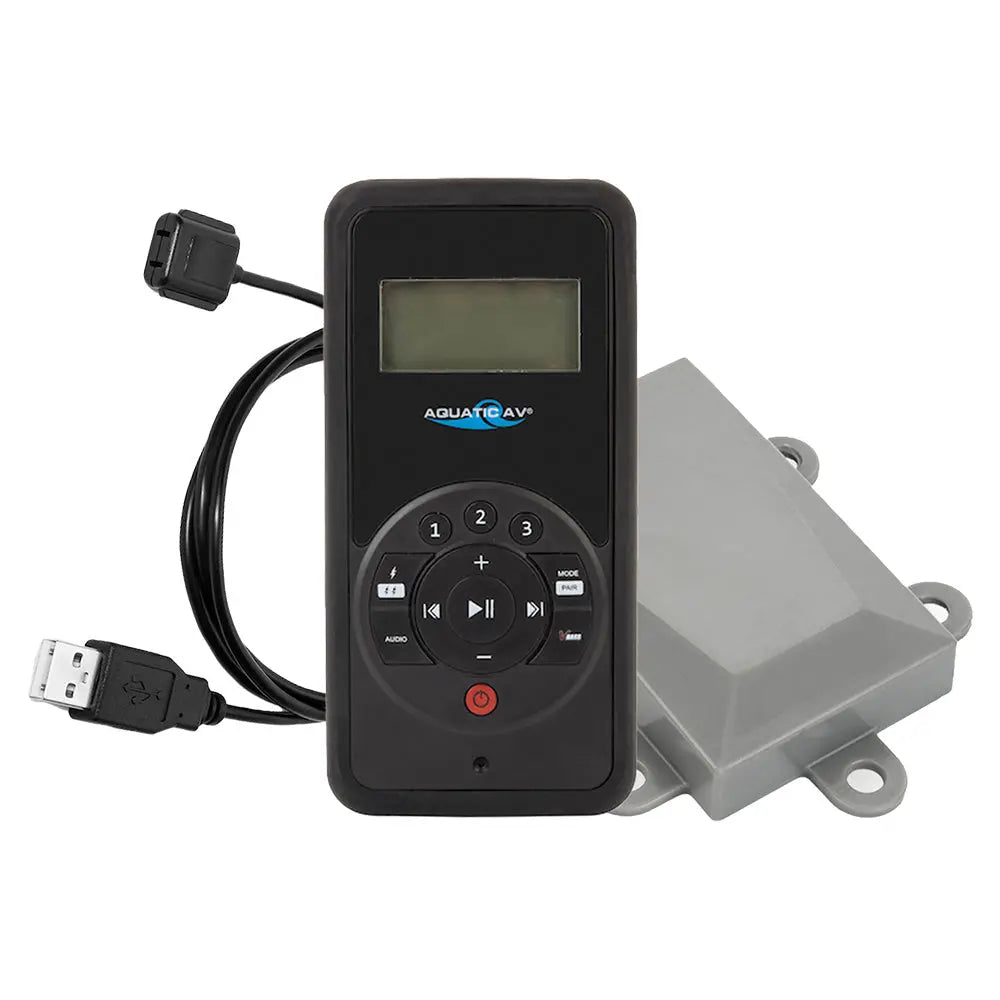Aquatic AV RF6 Remote Control Kit for Marine and Powersports Audio Systems
