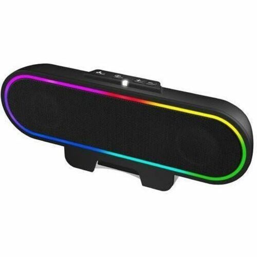Cyber Acoustics CA-2890GX USB Speaker Bar with LED Lights, Clamp Mount
