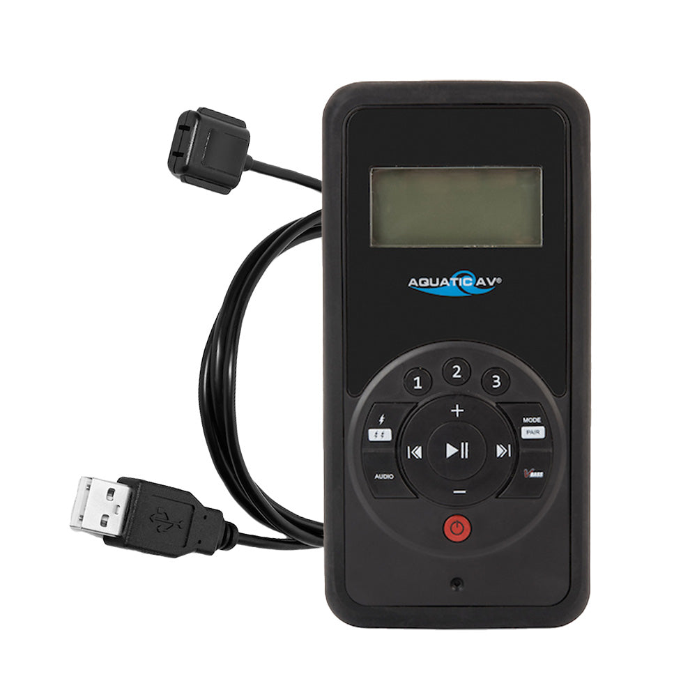 Aquatic AV RF6 Wireless Remote Control with Charging Cradle – Waterproof Marine & Powersports Remote