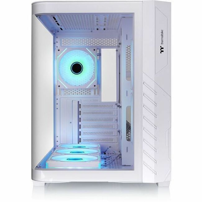 Thermaltake Vision 330 CR ARGB Snow Mid Tower Computer Case with Tempered Glass and ARGB Fans