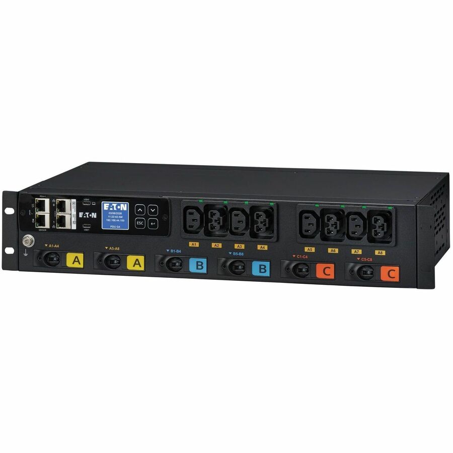 Eaton G4 Managed PDU EHMAGU23A with Universal Power Input and Outlet-Level Monitoring