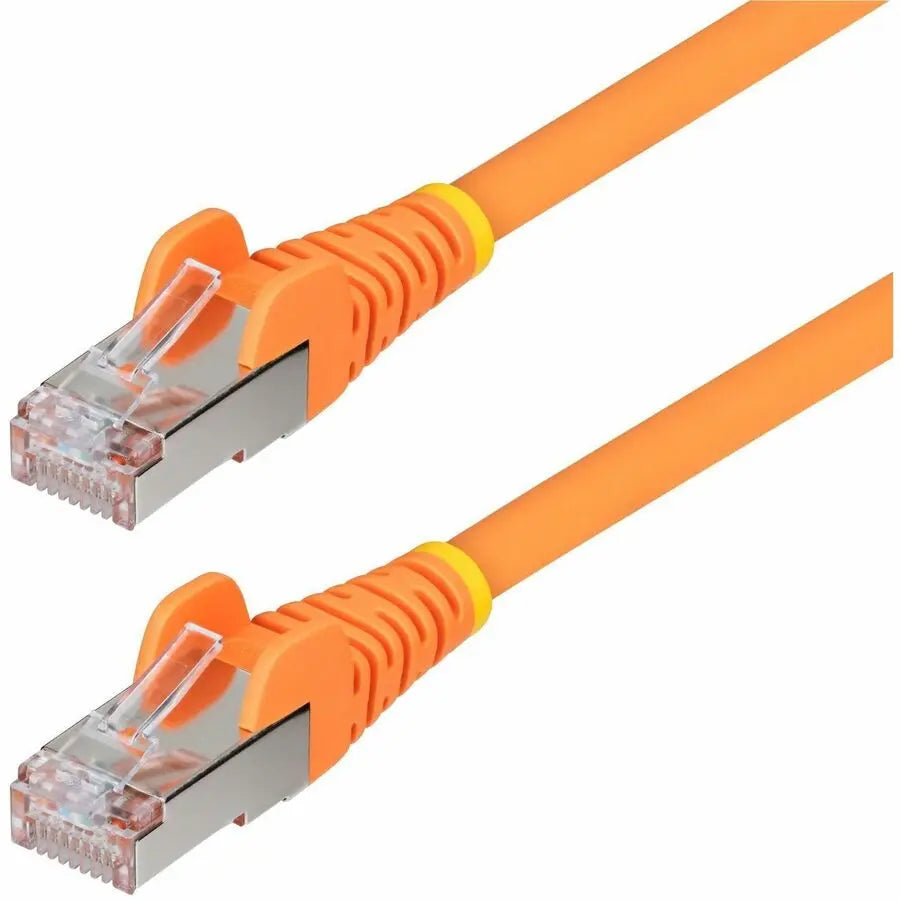 StarTech.com 2ft Orange Cat6a Ethernet Cable - Shielded Snagless RJ45, 10Gbps, PoE++, LSZH Jacket