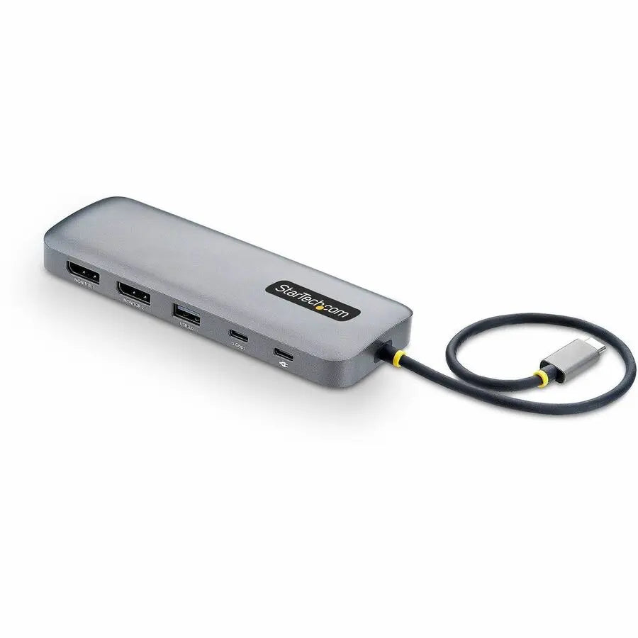 StarTech.com 189B-USBC-MULTIPORT USB-C Dual 4K Display Docking Station with Power Delivery and Gigabit Ethernet