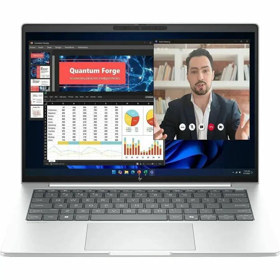 HP EliteBook 8 G2i 14-Inch Copilot+ Notebook with Intel Core Ultra 7 and 16GB RAM by HP Inc.