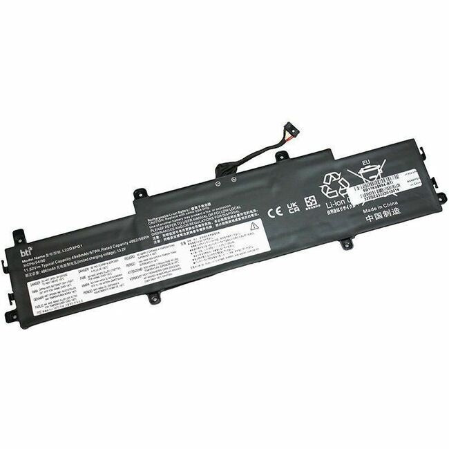 BTI 5B11K08654-BTI 11.52V Li-Ion Battery for Lenovo Chromebook 14e Gen 3