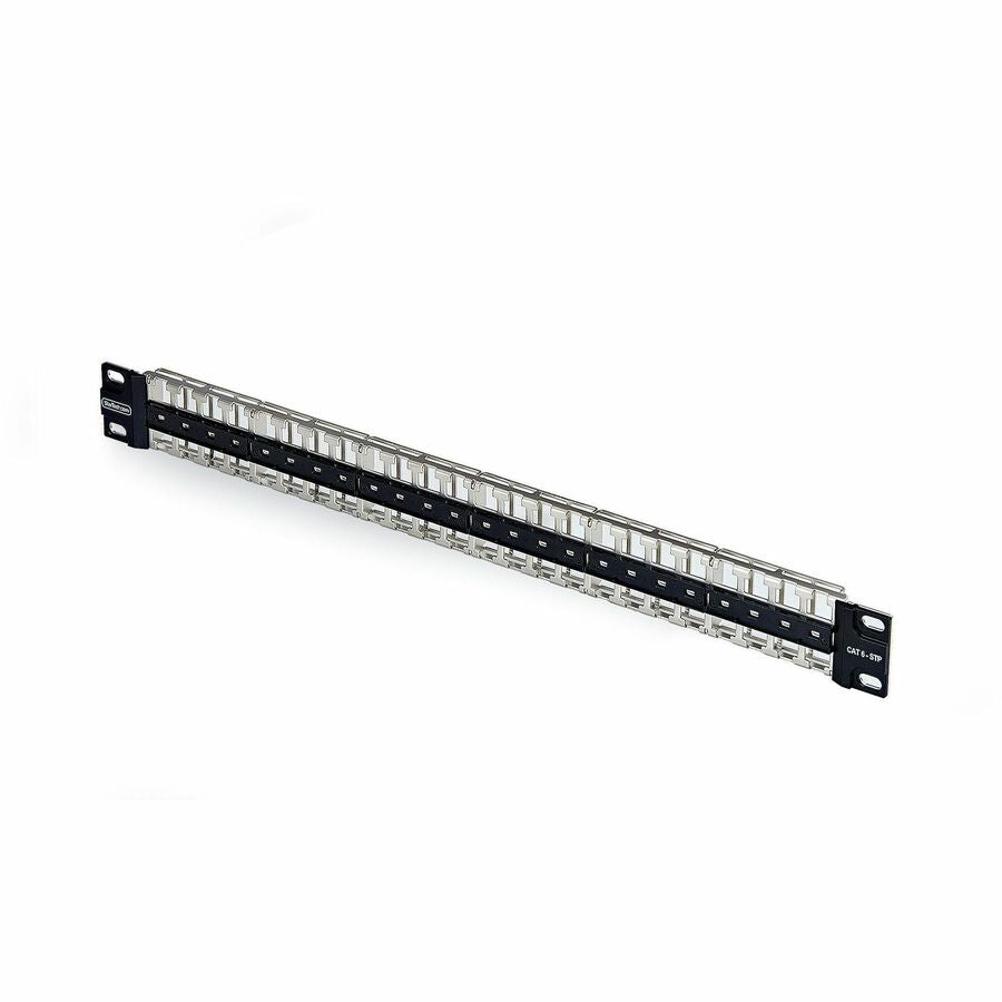 StarTech.com C6PANELSTP481U 48-Port 1U Blank Keystone Patch Panel