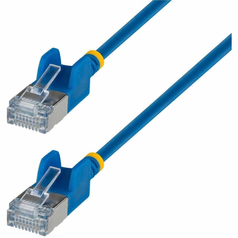 StarTech.com 5ft Blue Ultra Slim Cat6a Ethernet Patch Cable with Snagless Connectors