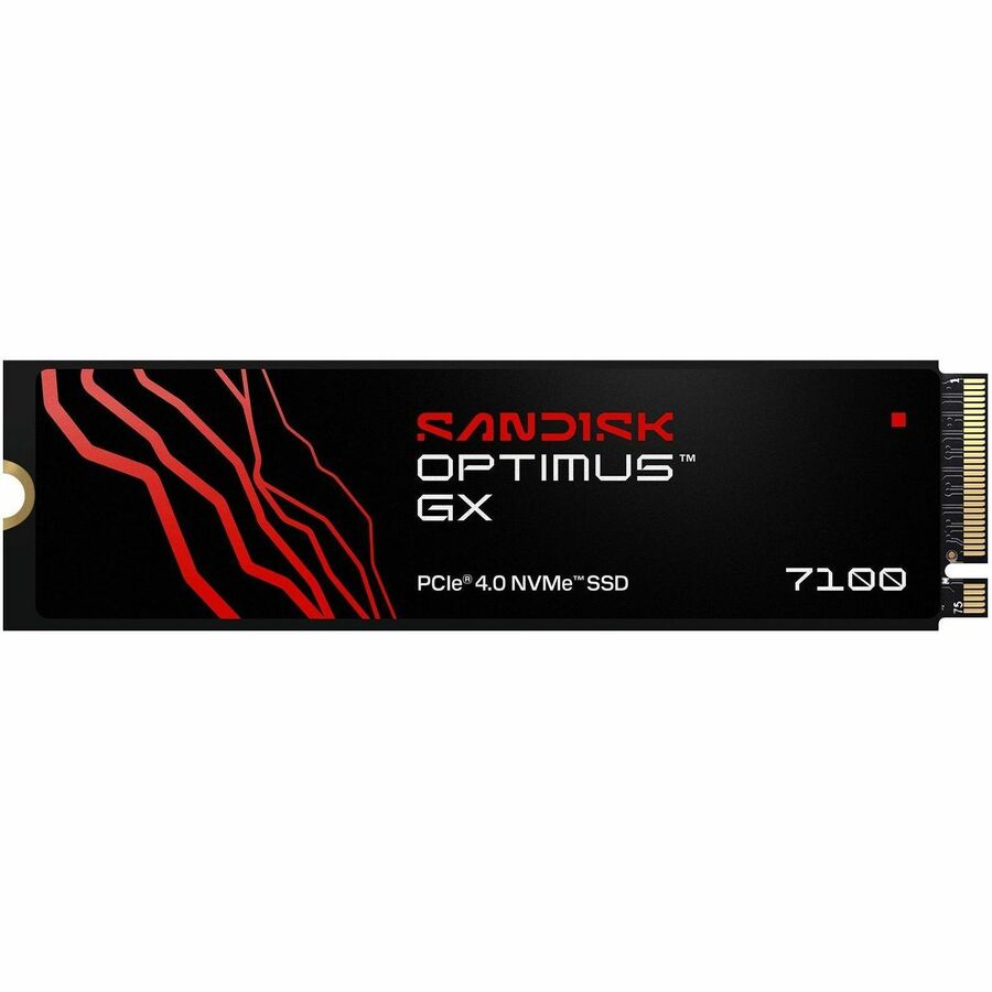 SanDisk Optimus GX 7100 NVMe SSD - 4TB M.2 2280 Internal Drive with PCIe 4.0 for Gaming and High-Performance Computing