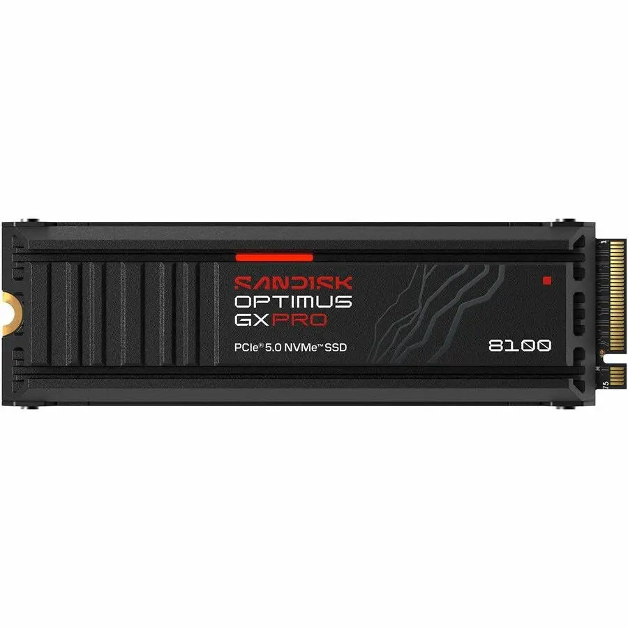 SanDisk Optimus GX PRO 8100 NVMe SSD - 8TB with Heatsink, PCIe 5.0 M.2 2280 Internal Drive