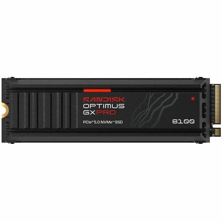 SanDisk Optimus GX PRO 8100 4TB PCIe 5.0 NVMe M.2 SSD with Heatsink
