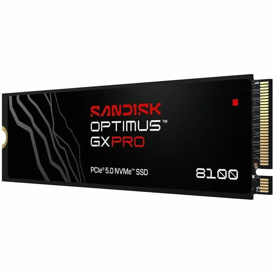 SanDisk Optimus GX PRO 8100 4TB NVMe PCIe 5.0 M.2 SSD with Heatsink - High-Speed Storage for Workstations and Creators