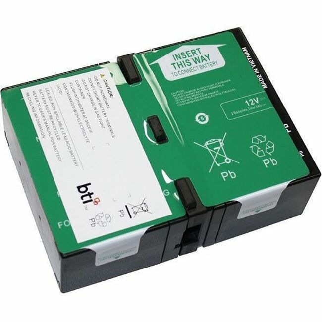 BTI APCRBC124-TAA Sealed Lead-Acid UPS Battery Replacement for APC RBC124
