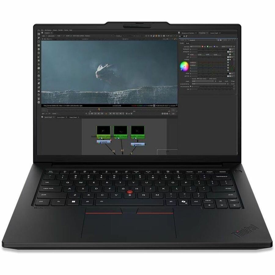 Lenovo ThinkPad P14s Gen 7 21XJ003BUS 14.5-Inch Copilot+ Mobile Workstation, Intel Core Ultra X9 388H, 64GB RAM, 1TB SSD