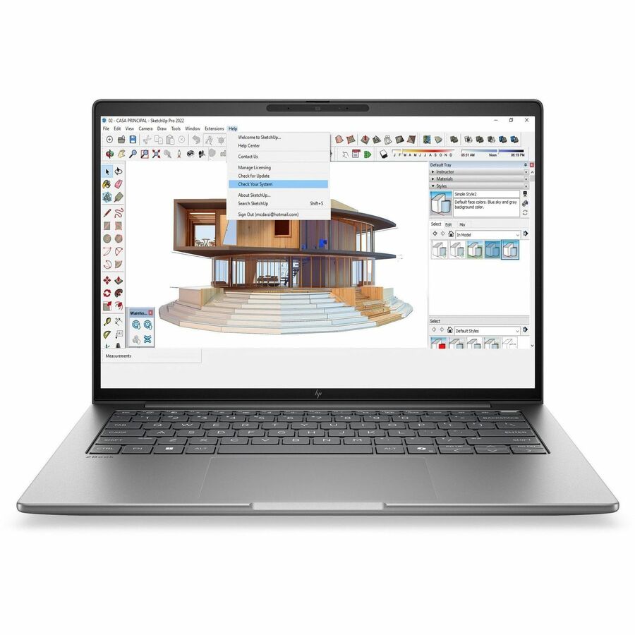 HP ZBook 8 G2a 14-inch Mobile Workstation PC, AMD Ryzen AI PRO, 64GB Memory, 2560 x 1600 Display, Wolf Pro Security Edition, DK8K6UT#ABA