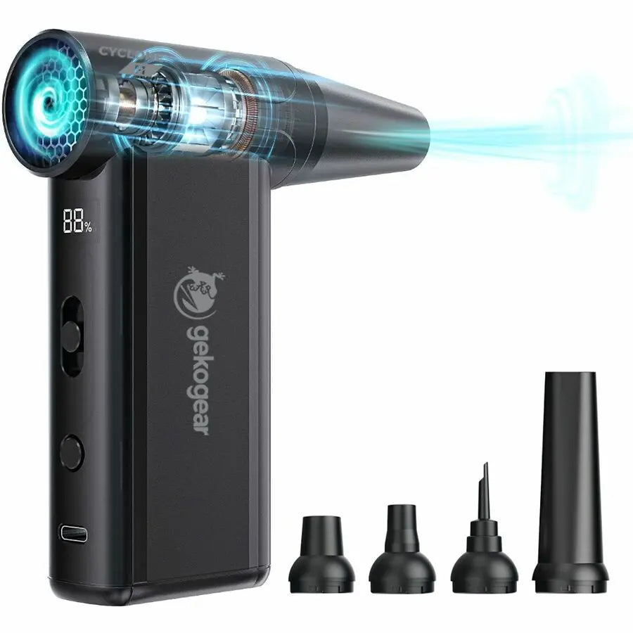 GekoGear Cyclone F1 Portable Air Blower & Vacuum Cleaner by Adesso, Inc
