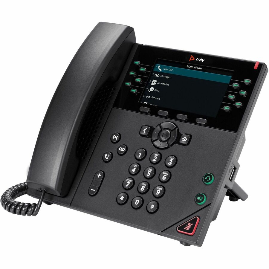 HPI SOURCING - NEW Poly VVX 450 Business IP Phone, 12-Line, Wall-Mountable, Part Number 2200-48840-025