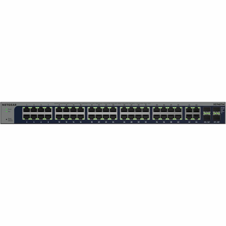 Netgear S3600 Series 44-Port 10G/Multi-Gigabit Ethernet Smart Switch (XS748TM-100NAS)