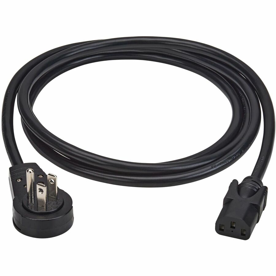 Eaton Tripp Lite Series P007-006-15RR 14 AWG Right-Angle NEMA 5-15P to C13 Power Cord, 6 ft
