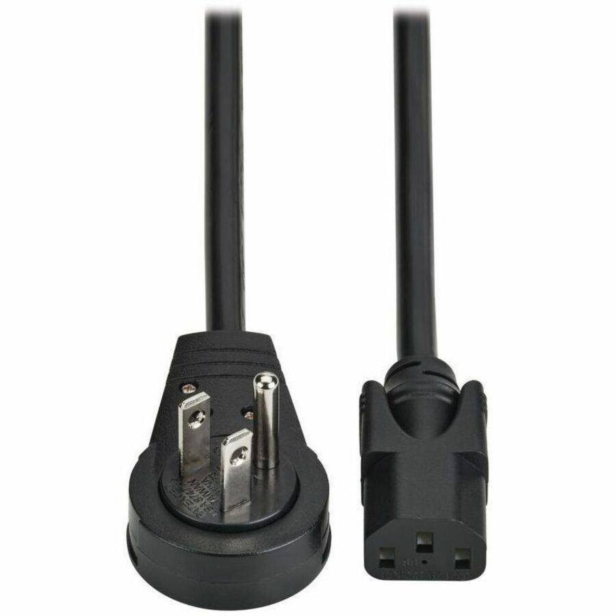 Eaton Tripp Lite Series P006-010-15RR 10 ft. Computer Power Cord with Rotating Right-Angle Plug