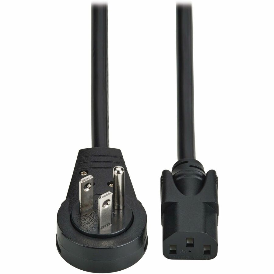Eaton Tripp Lite Series P006-006-15RR 6 ft. Rotating Right-Angle Computer Power Cord, NEMA 5-15P to C13