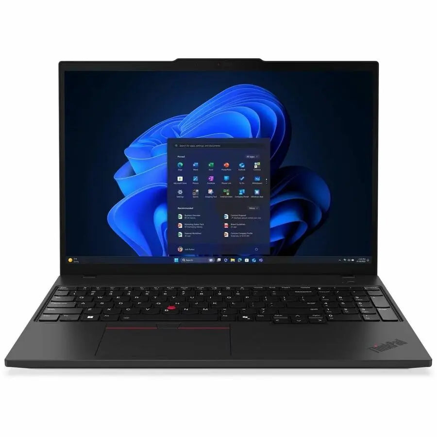 Lenovo ThinkPad T16 Gen 4 Notebook with 16-Inch WUXGA Touchscreen and Intel Core Ultra 5 - Black (Model 22AW0065US)