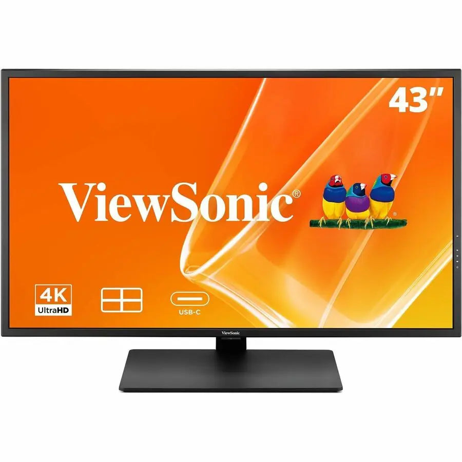 ViewSonic VX4381U-4K 43-Inch 4K UHD LED Monitor with HDR10 and MultiPicture Support