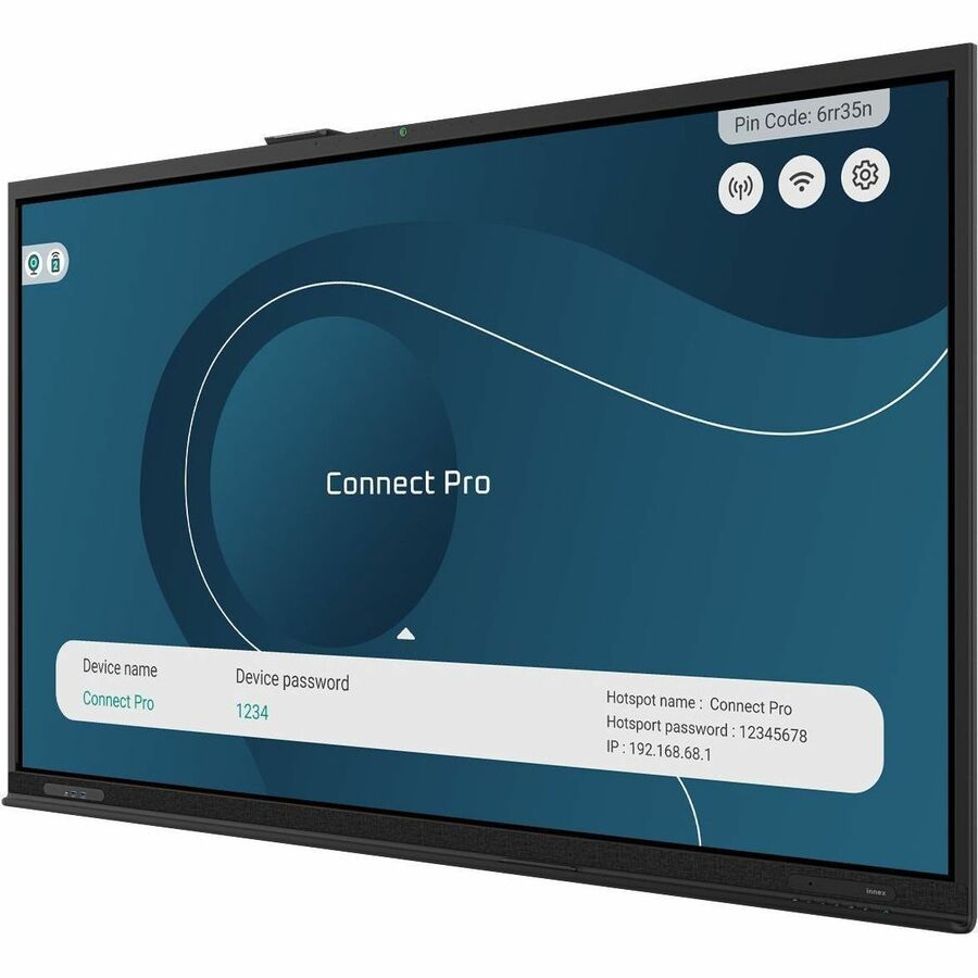 Innex CT86 86-Inch UHD Collaboration Display with AI Camera and Secure Conferencing