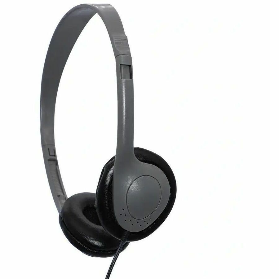 AVID AE-711 Headphone with USB-C & 3.5mm Connectivity, Comfortable Supra-Aural Design, Black