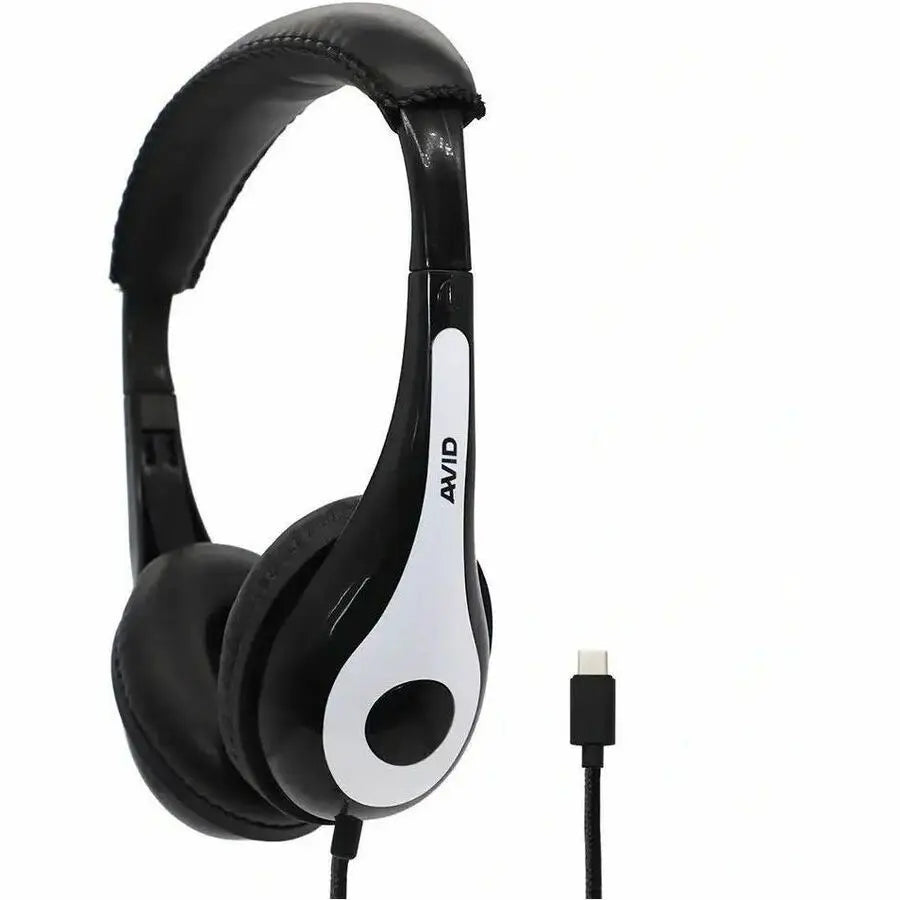 AVID Products AE-35 Headphone - Durable On-Ear Learning Headphones with Universal USB Compatibility