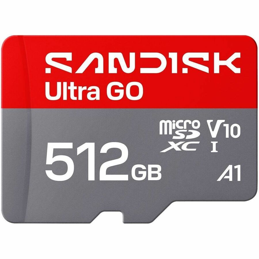 SanDisk 512GB Class 10 UHS-I U1 microSDXC Memory Card SDSQUGN-512G-GN6MN