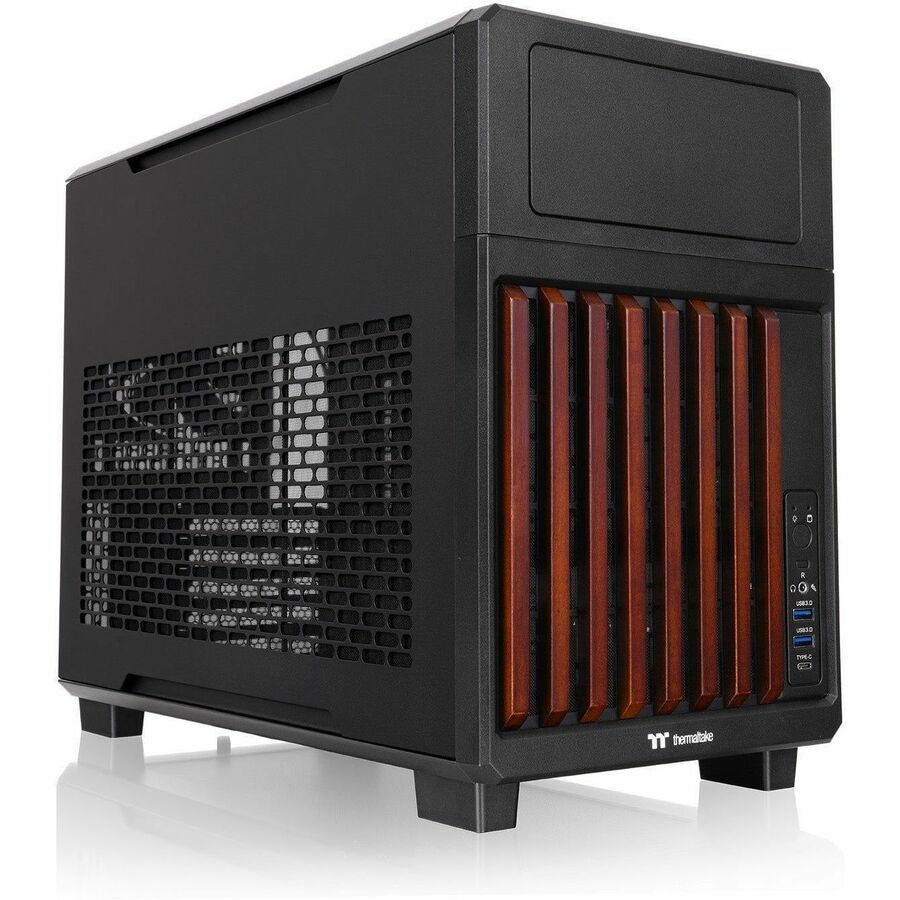 Thermaltake TR200 WS Micro Chassis - Compact Micro-ATX Case with 6" LCD Display and Advanced Cooling Support
