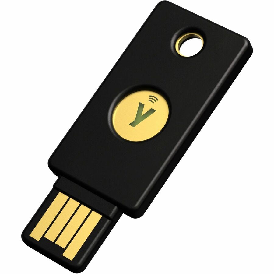 Yubico YubiKey 5 NFC FIPS Security Key, FIPS 140-3 Validated, USB-A and NFC, Part Number 101178
