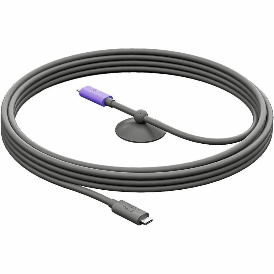 Logitech Active USB-C Data Transfer Cable (Part Number 952-000339) for MeetUp 2 and Rally Board 65
