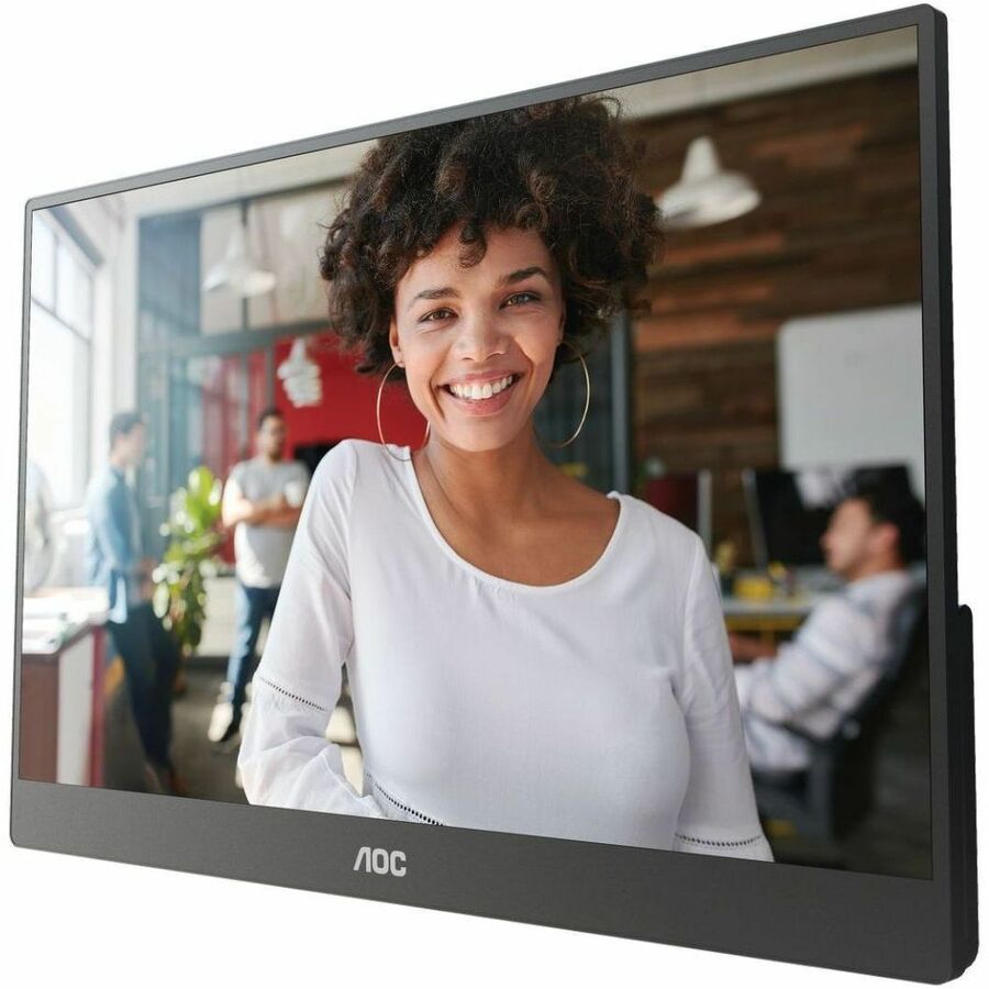 AOC 16T30 15.6-Inch Full HD Portable LED Monitor with USB-C and HDMI Connectivity